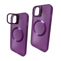 Capa de Proteção de Fusão de Silicone para Apple iPhone 12/12 Pro Roxo Capa de Proteção de Fusão de Silicone para Apple iPhone 12/12 Pro Roxo